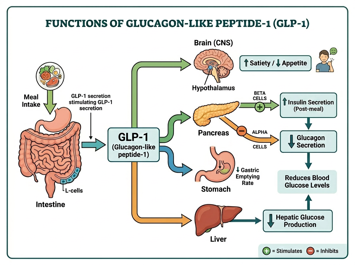 How GLP-1 medications affect appetite and metabolism